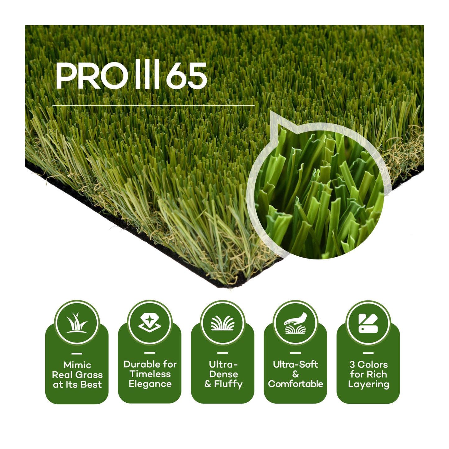 Pro Turf III 65 oz Landscaping Turf - Bermuda