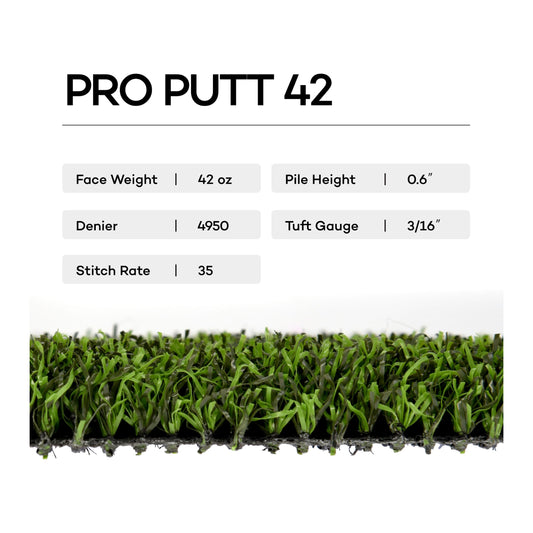 Pro Series - Pro Putt 42 oz Putting Green Turf